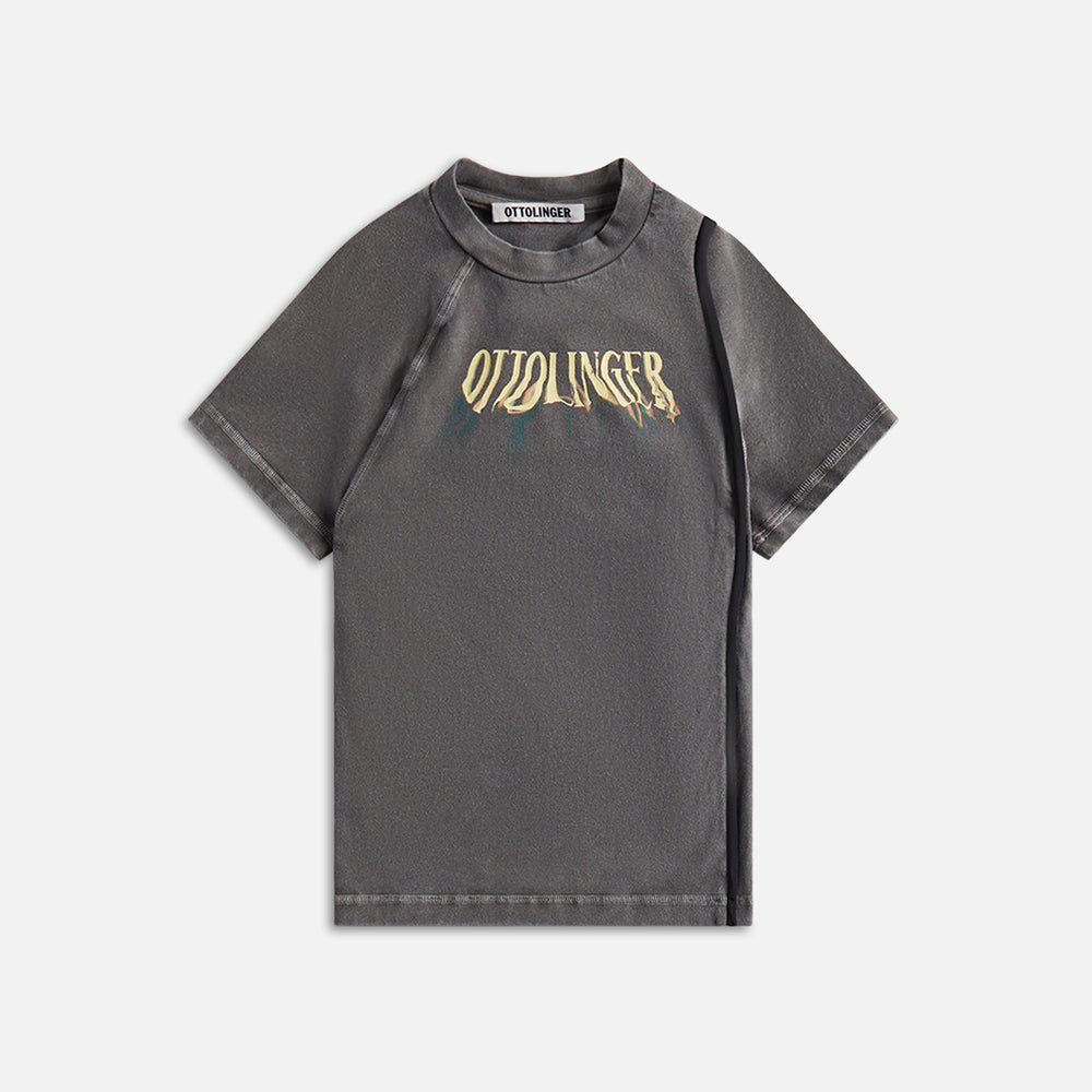 

Футболка Ottolinger Deconstructed Fitted Tee, серый