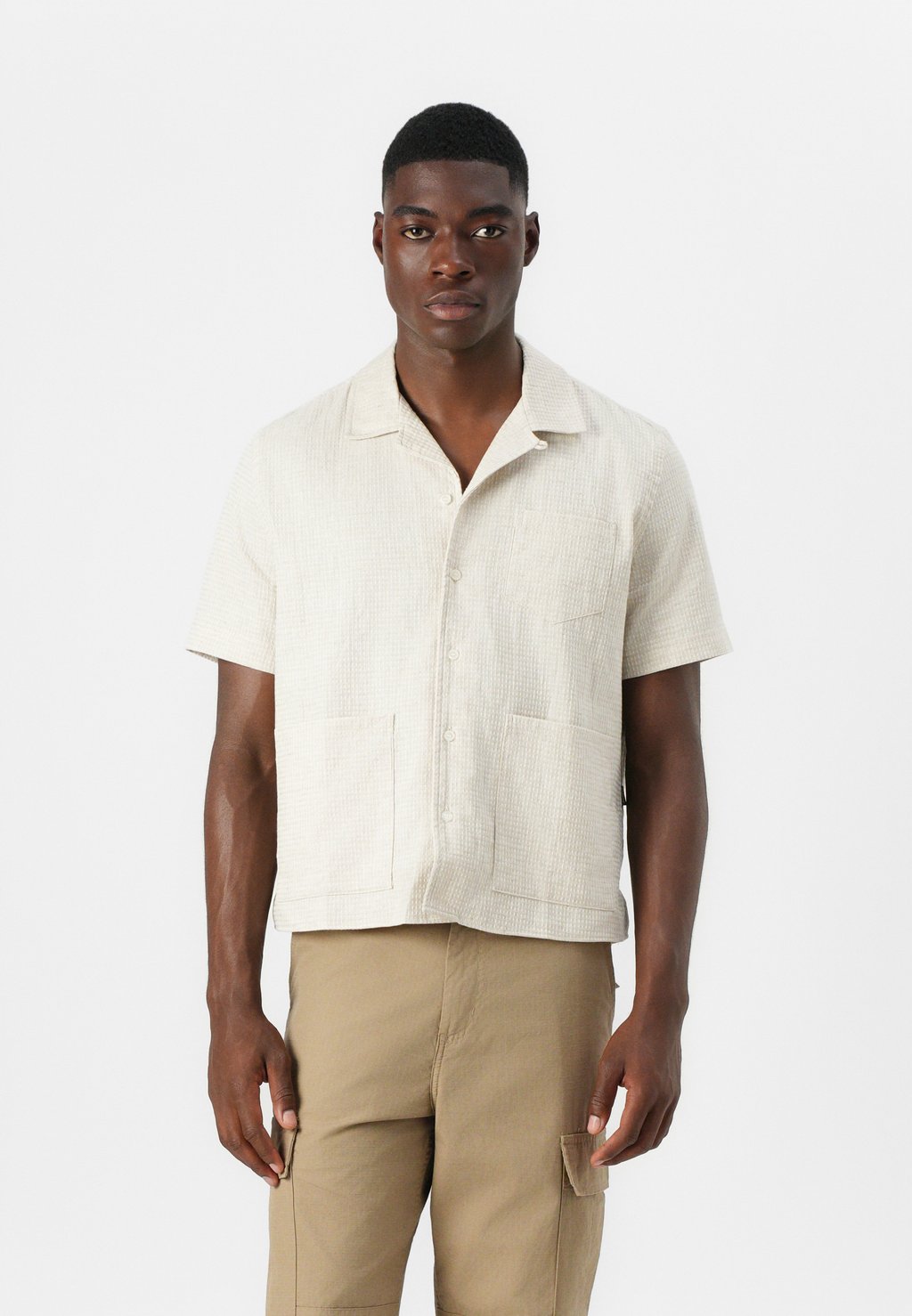 

Рубашка GUAYABERA SHIRT Pompeii, бежевый