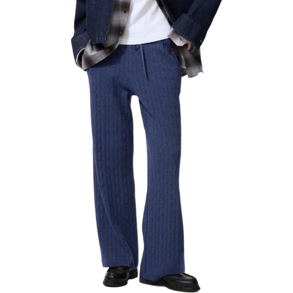 

UNIQLO Женские повседневные брюки темно-синего цвета