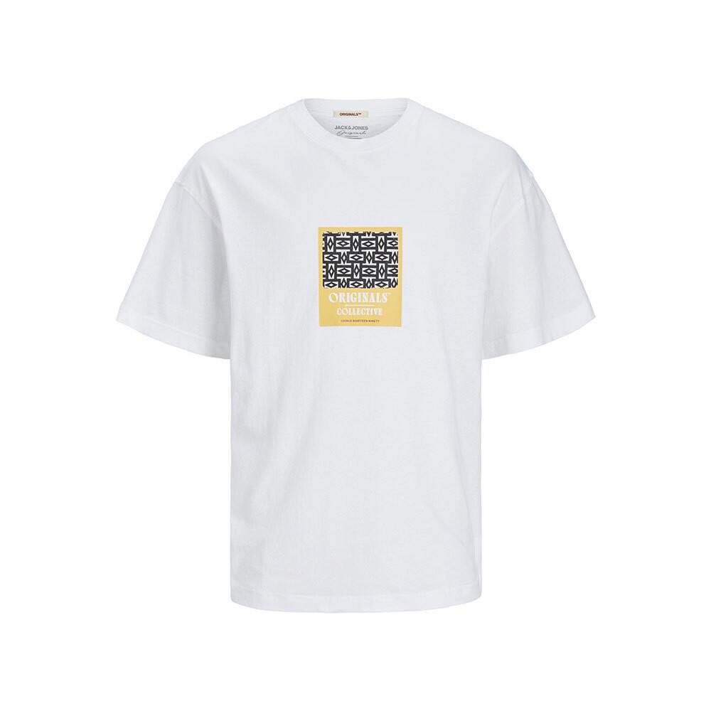 

Футболка Jack & Jones Mykonos Geo Front, белый