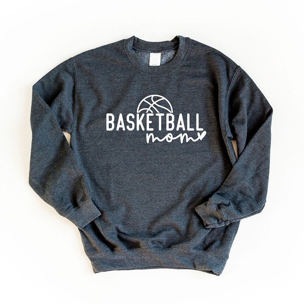 

Толстовка Basketball Mom Ball Simply Sage Market, цвет Dark Heather