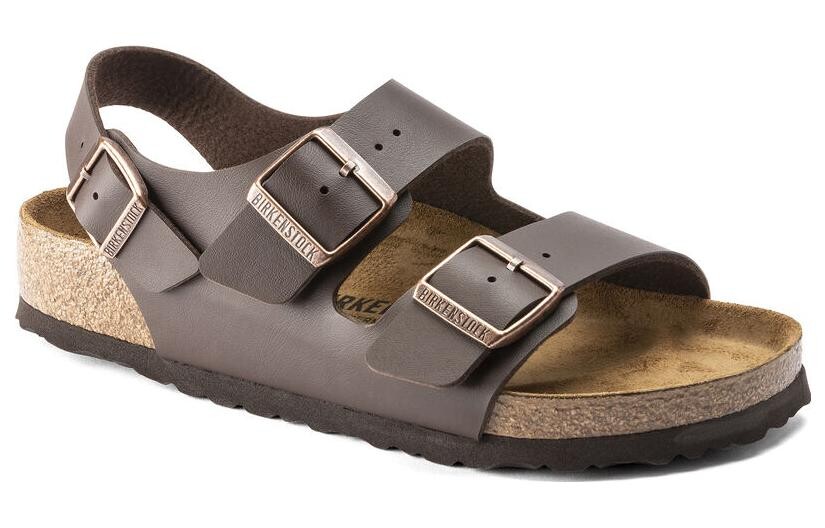 Пляжные сандалии унисекс темно-коричневые Birkenstock — фото 2