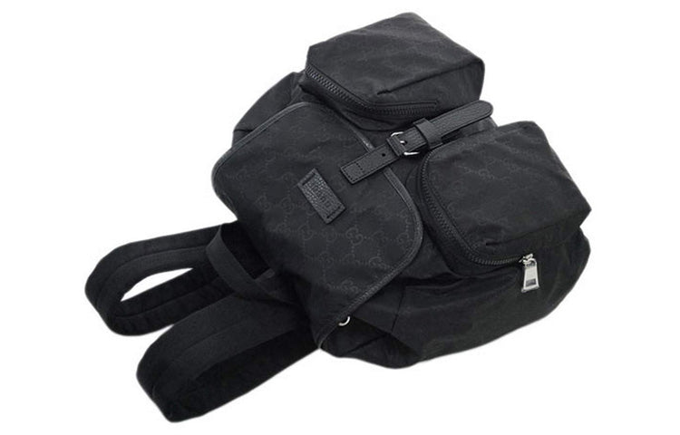 Рюкзак унисекс Gucci Logo Schoolbag Black 510343-X28AN-1000 нейлон, чёрный — фото 2