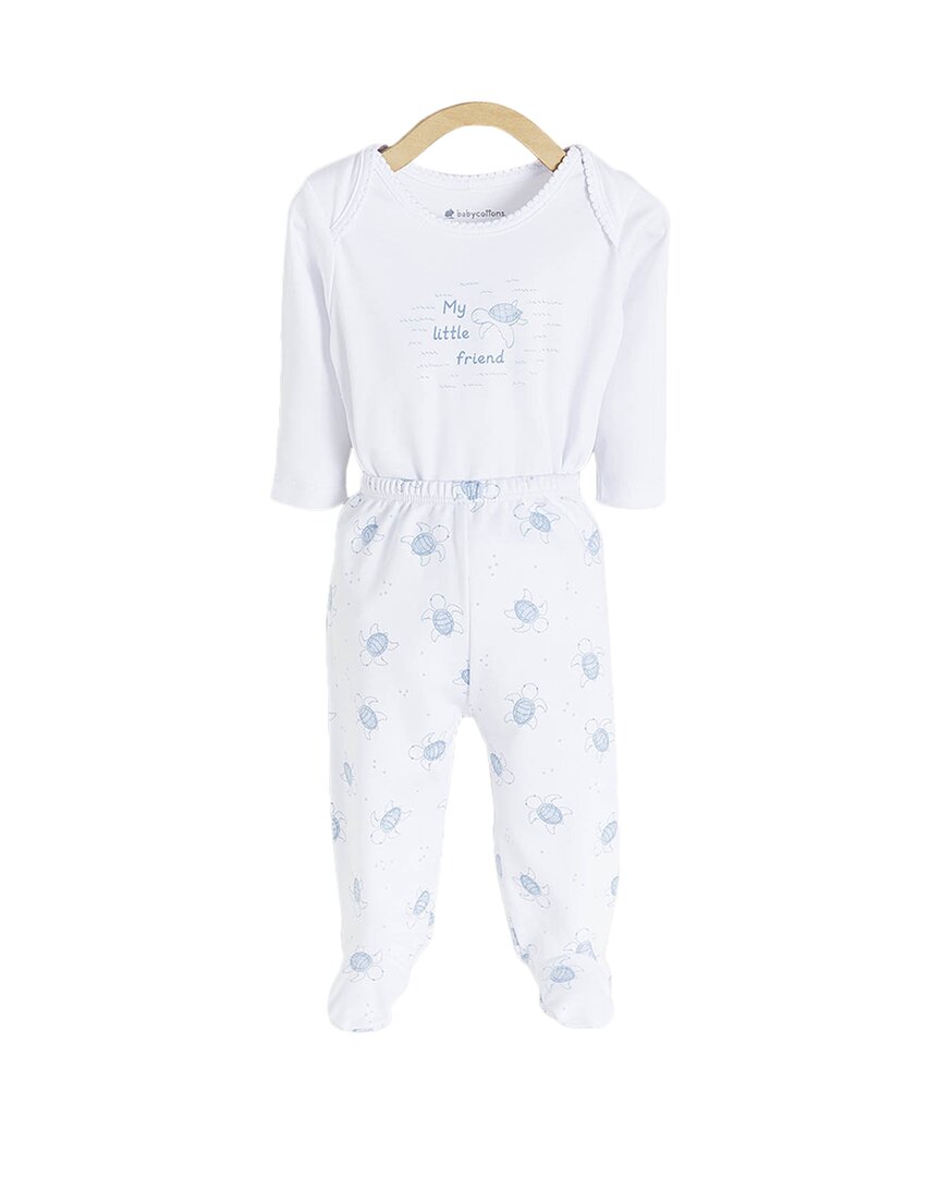 

Боди и трусики Babycottons Turtles, мультиколор