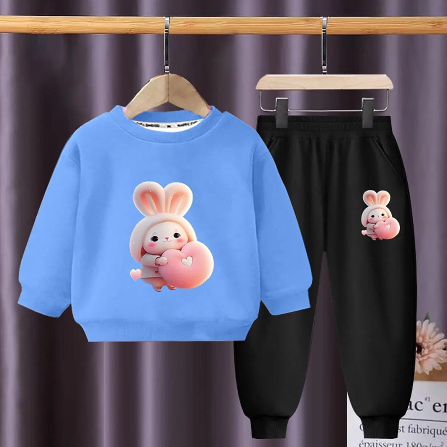 Детский спортивный костюм 2 предмета, D-110 Light Royal Blue Boy Girl — фото 2