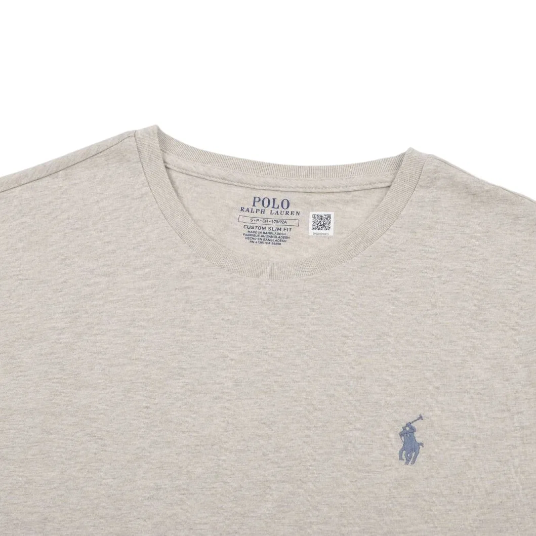 Футболка SS26 Custom Slim Fit мужская Polo Ralph Lauren, Oat — фото 4