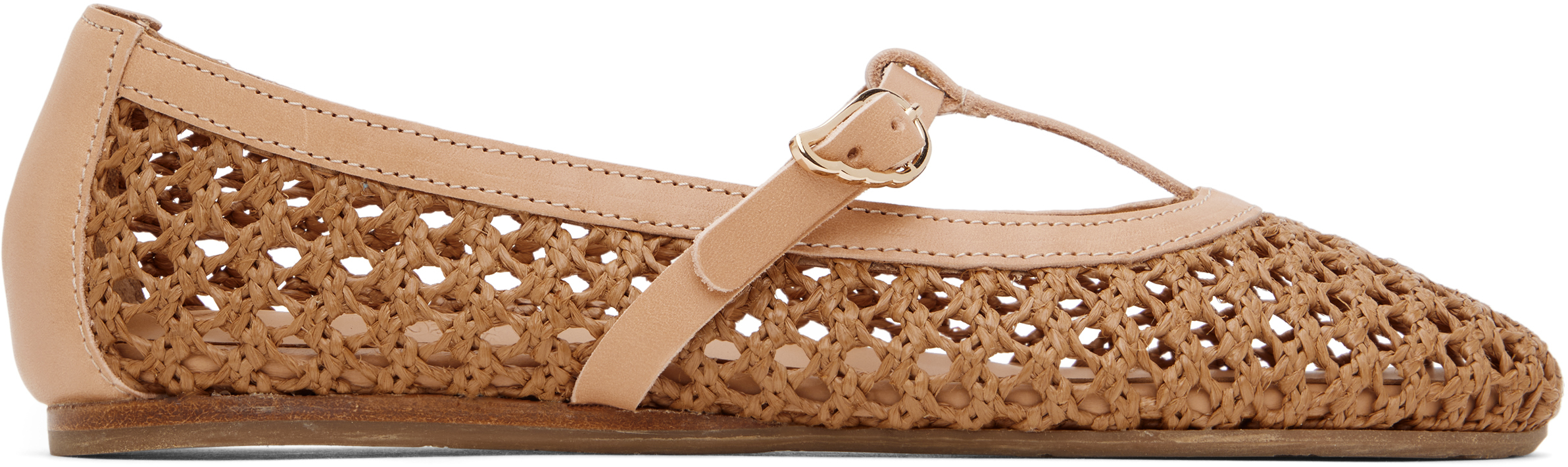 Балетки Aerati Ancient Greek Sandals, коричневый