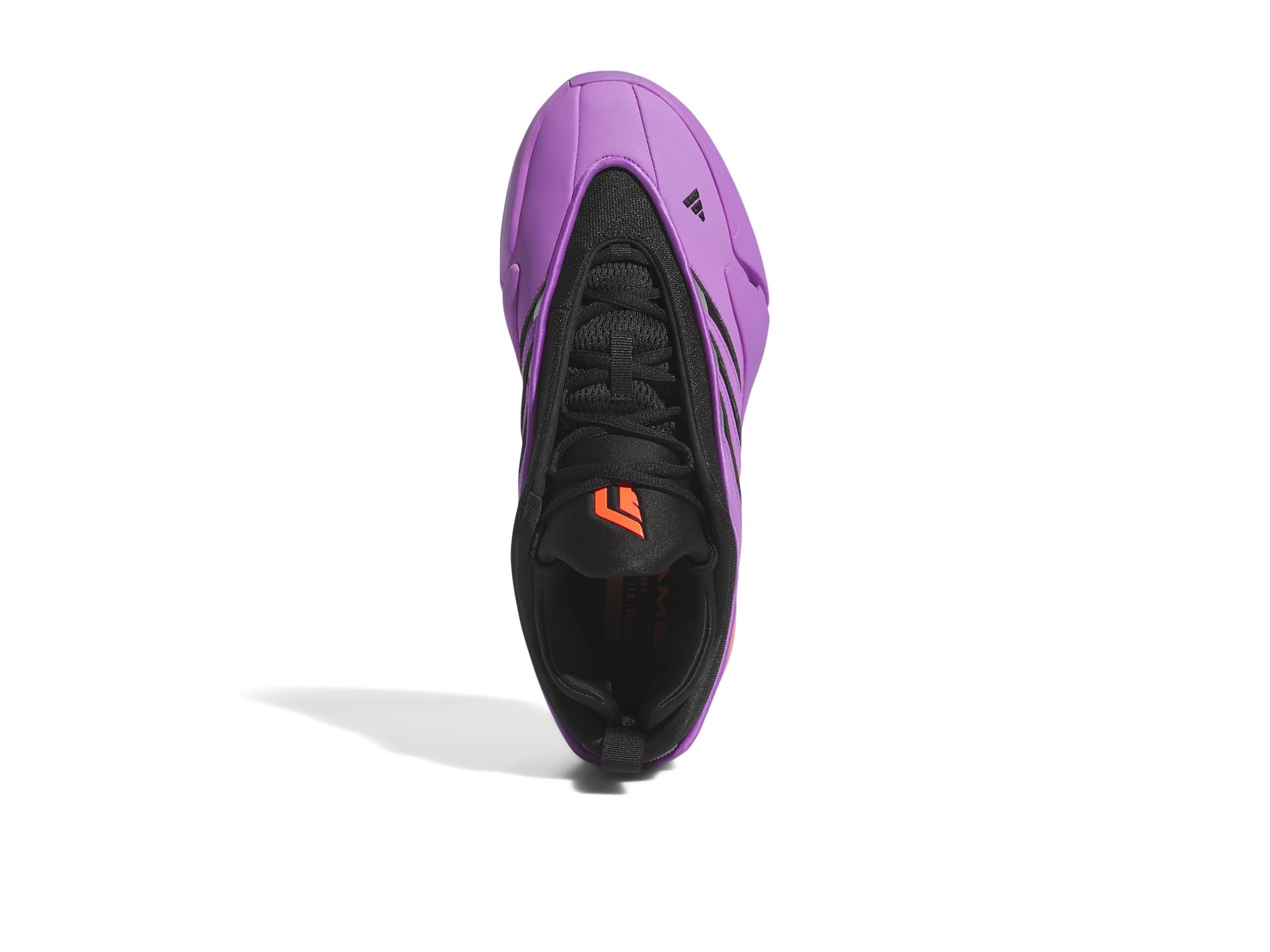 Кроссовки Adidas Dame 9 Basketball Shoes, Purple Burst/Black/Solar Red — фото 2