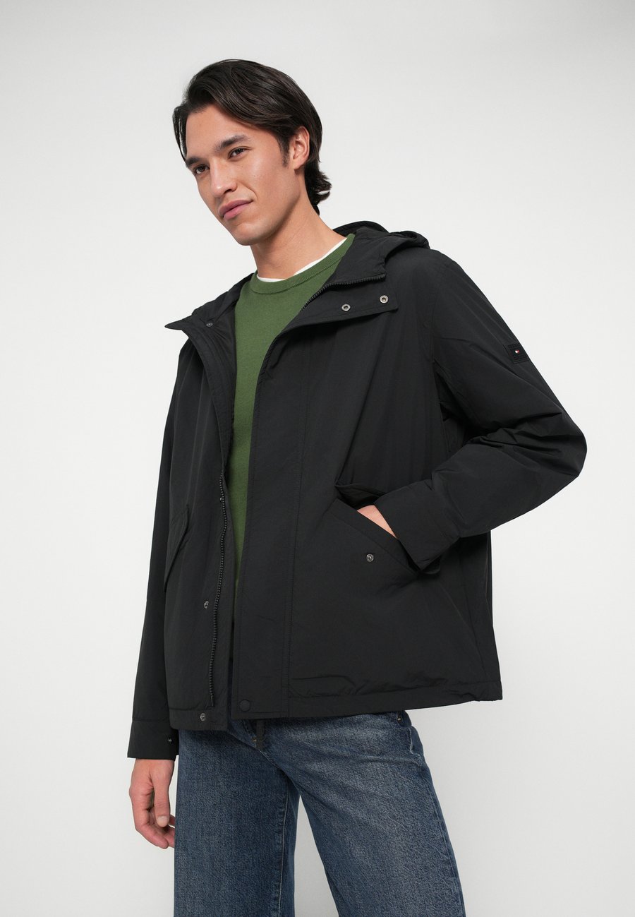 Куртка Tommy Hilfiger PACKABLE HOODED JACKET, Black — фото 4