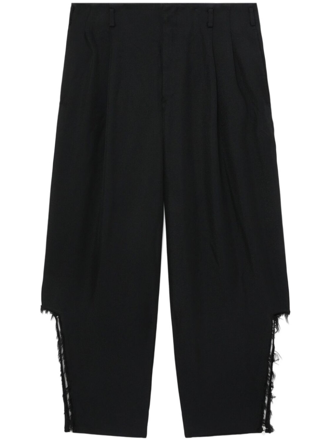 

Black Comme Des Garçons брюки с завышенной талией и низким шаговым швом, черный