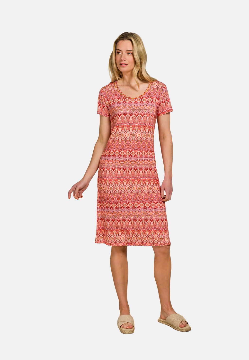 

Ночная рубашка DANIELA SHORT SLEEVE ASHANTI Pip Studio, красный