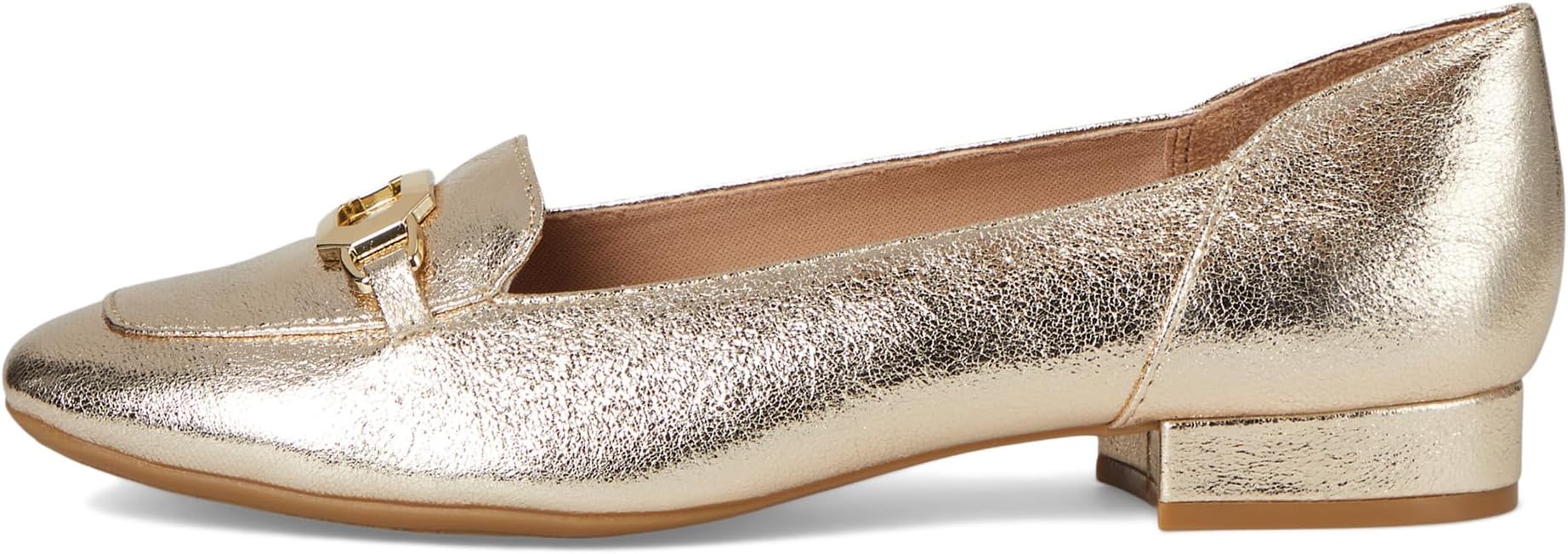 Балетки LifeStride Celine Skimmers, цвет Platino Gold Faux Leather — фото 4