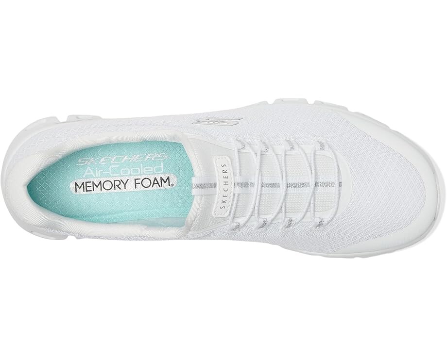 Кроссовки SKECHERS Glide Step Resilience, цвет White Silver — фото 2