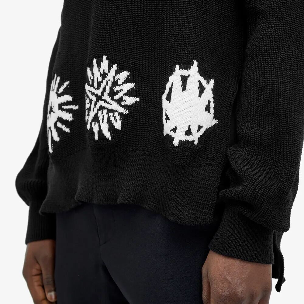 

Comme des Garçons Comme des Garçons x Filip Pagowski Intarsia Crew Knit, черный