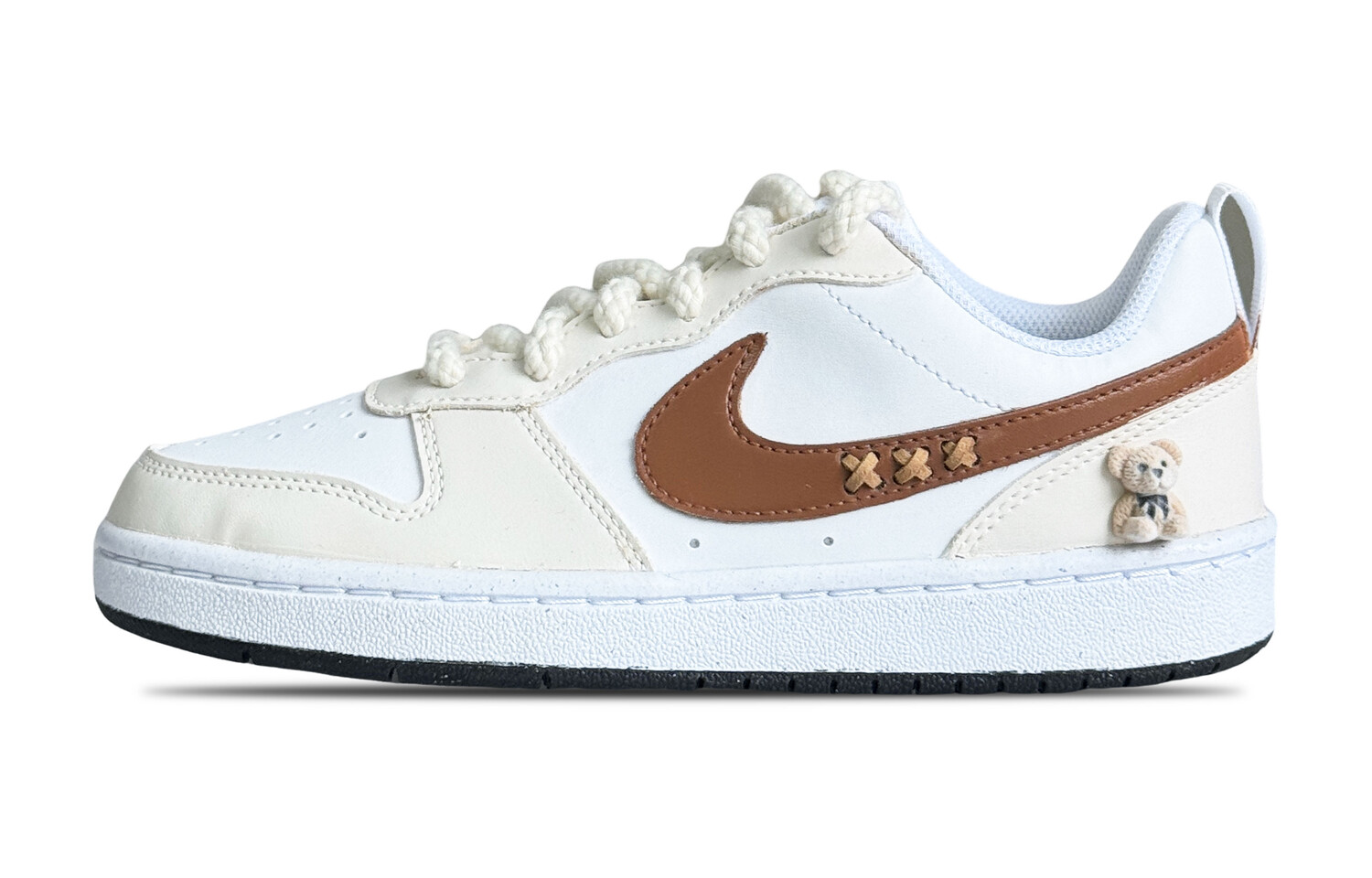 

Кроссовки Nike Court Borough Skateboarding Shoes Women's Low-top White/yellow, белый