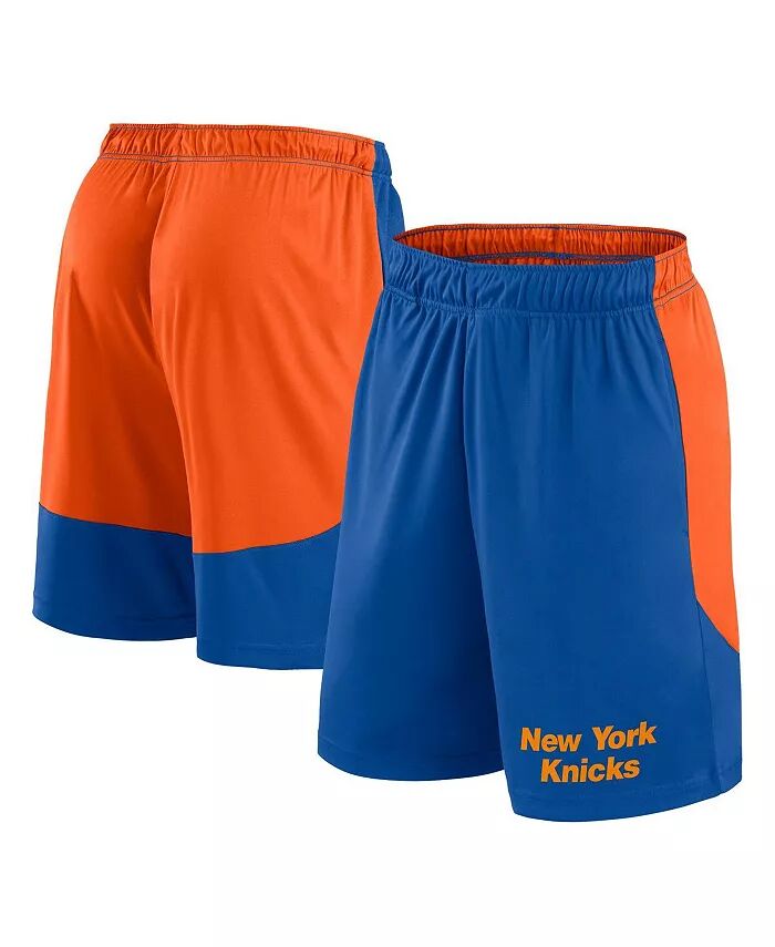 

Мужские шорты New York Knicks синего/оранжевого цвета выпускают спортивные шорты Logo Athletic