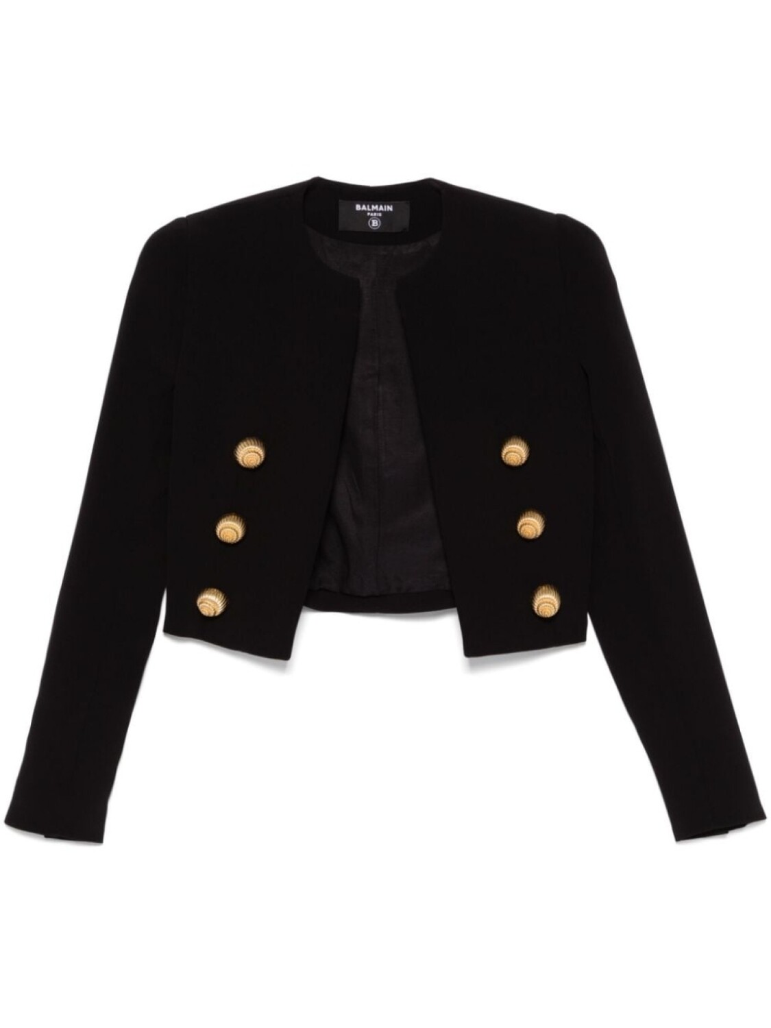 

Balmain креповый жакет, черный