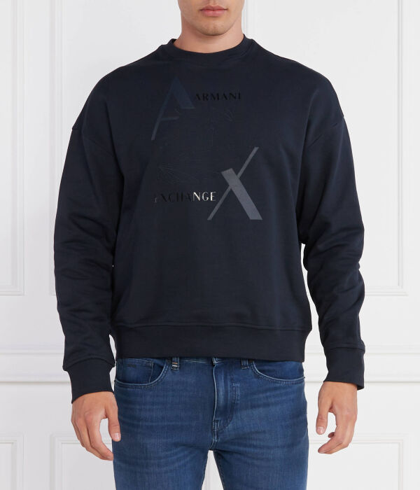 

Толстовка Armani Exchange Regular Fit, синий