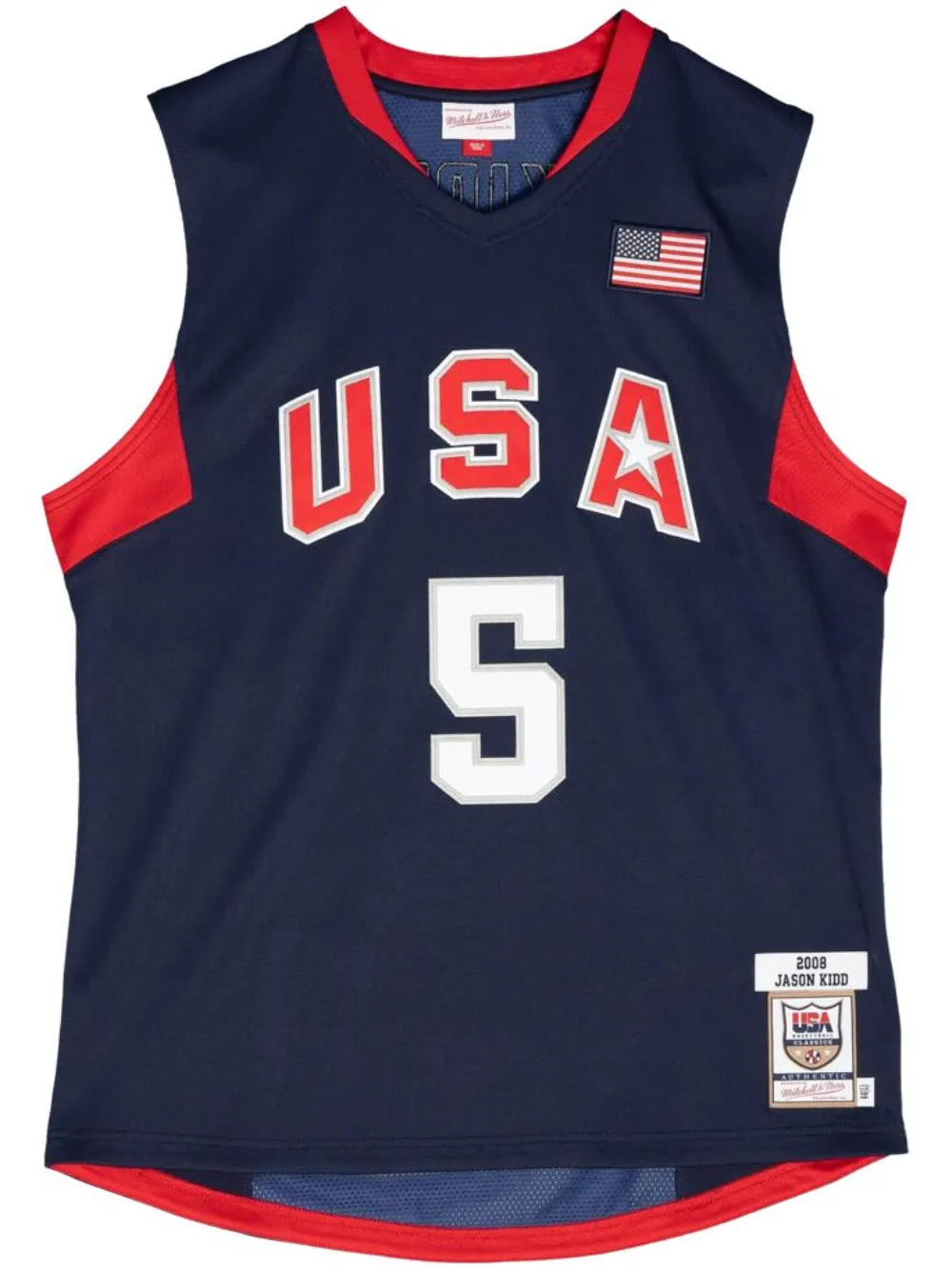 

Топ NBA USA 2008 Jason Kidd Mitchell & Ness, синий