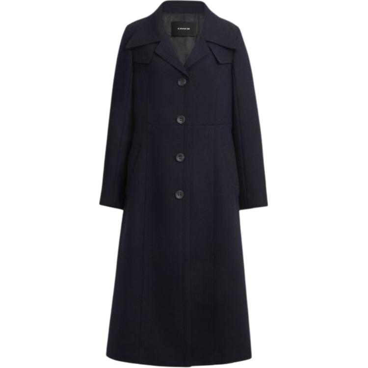 

COACH Тренч женский синий, Marine Blue