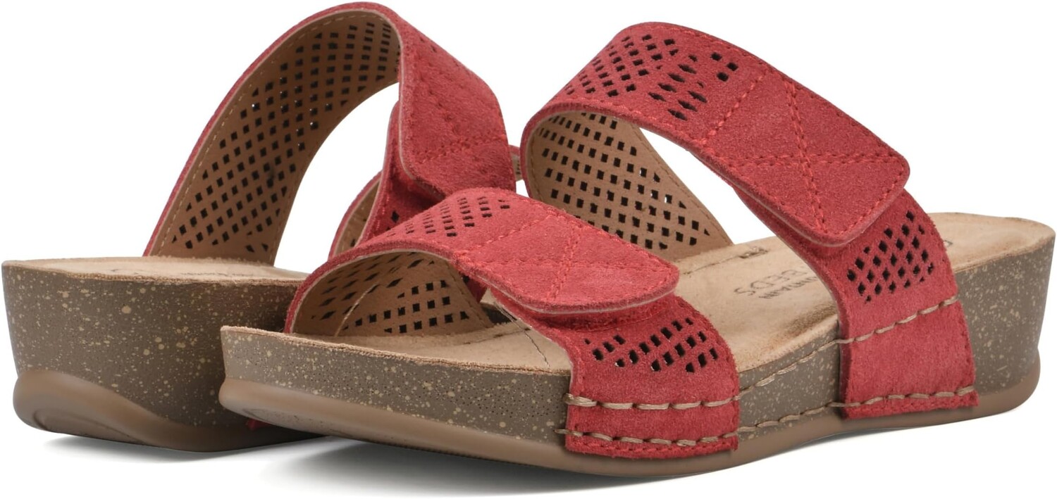 

Сандалии White Mountain Ferula, цвет Cruella Red/Suede