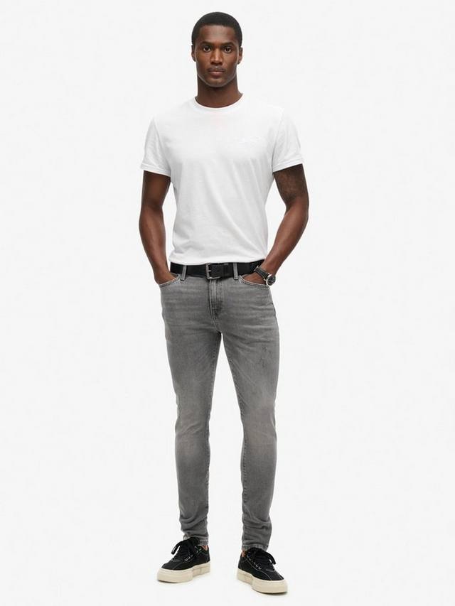 

Скинни из хлопковой смеси Superdry, Mid Grey