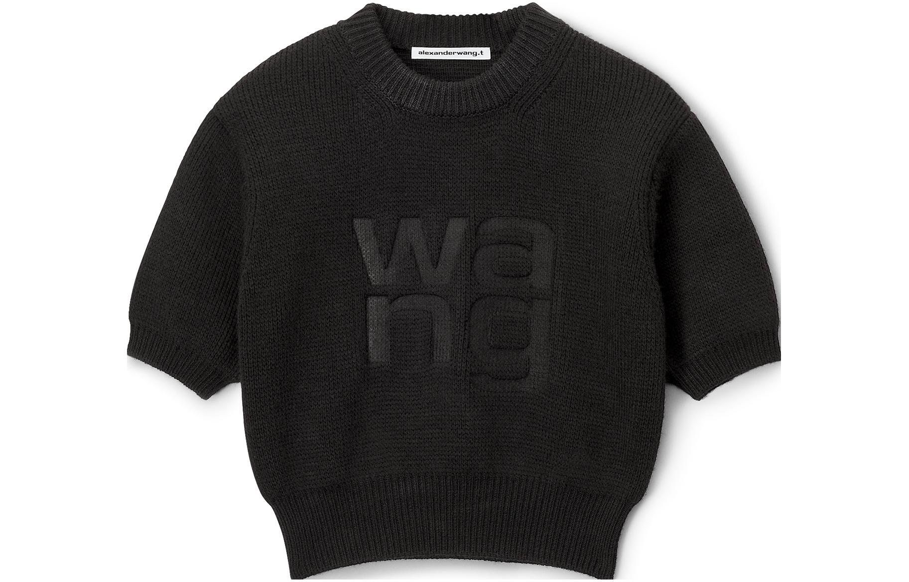 Short Sleeve Pullover Alexander Wang, черный — фото 3