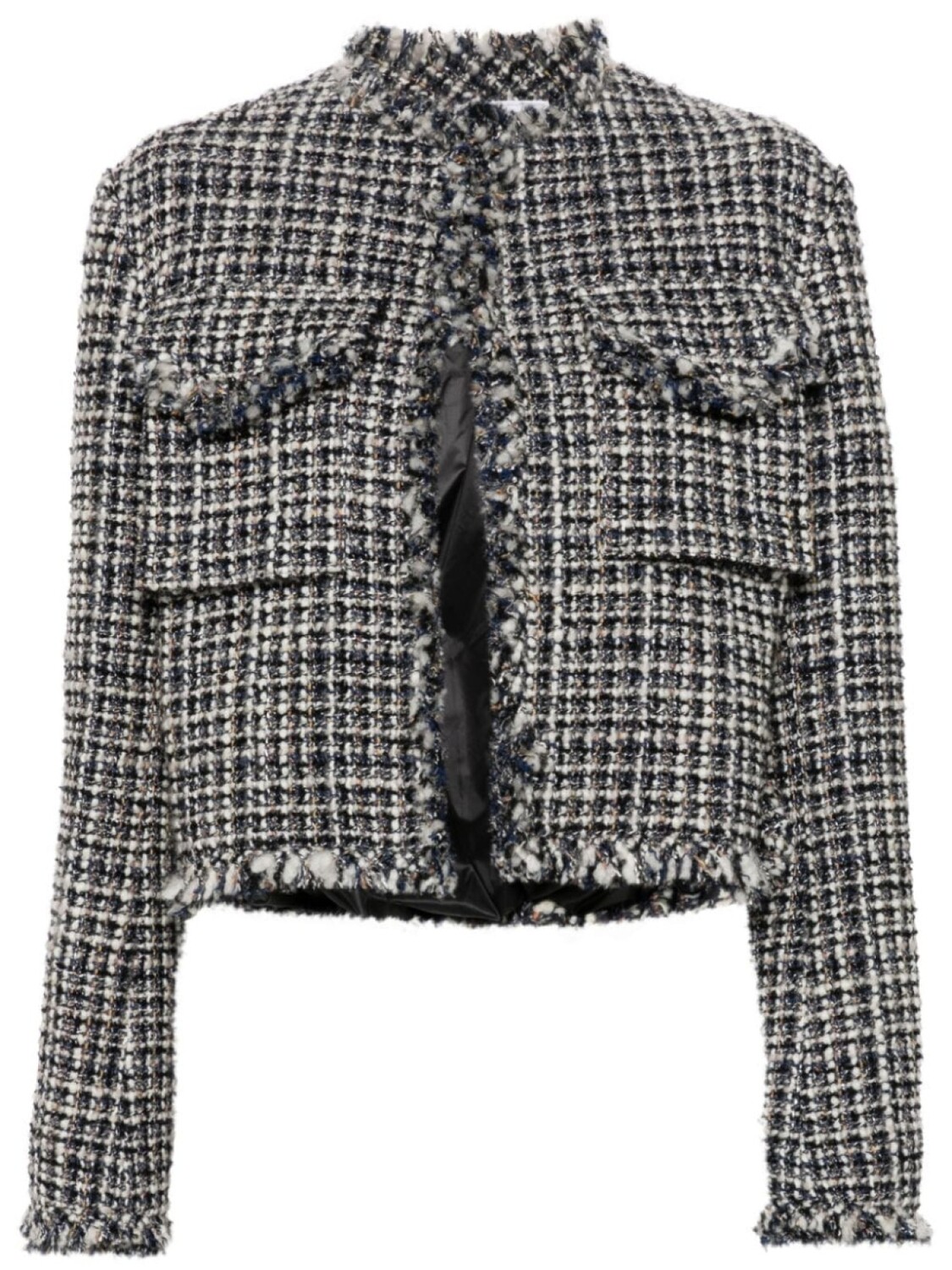 

Sacai твидовый пиджак, белый