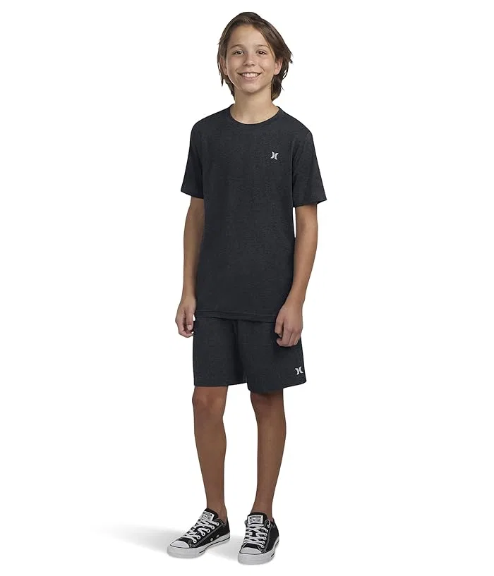 Футболка влагоотводящая H20-Dri Sunset Knit Tee Hurley Kids, Black Heather — фото 2