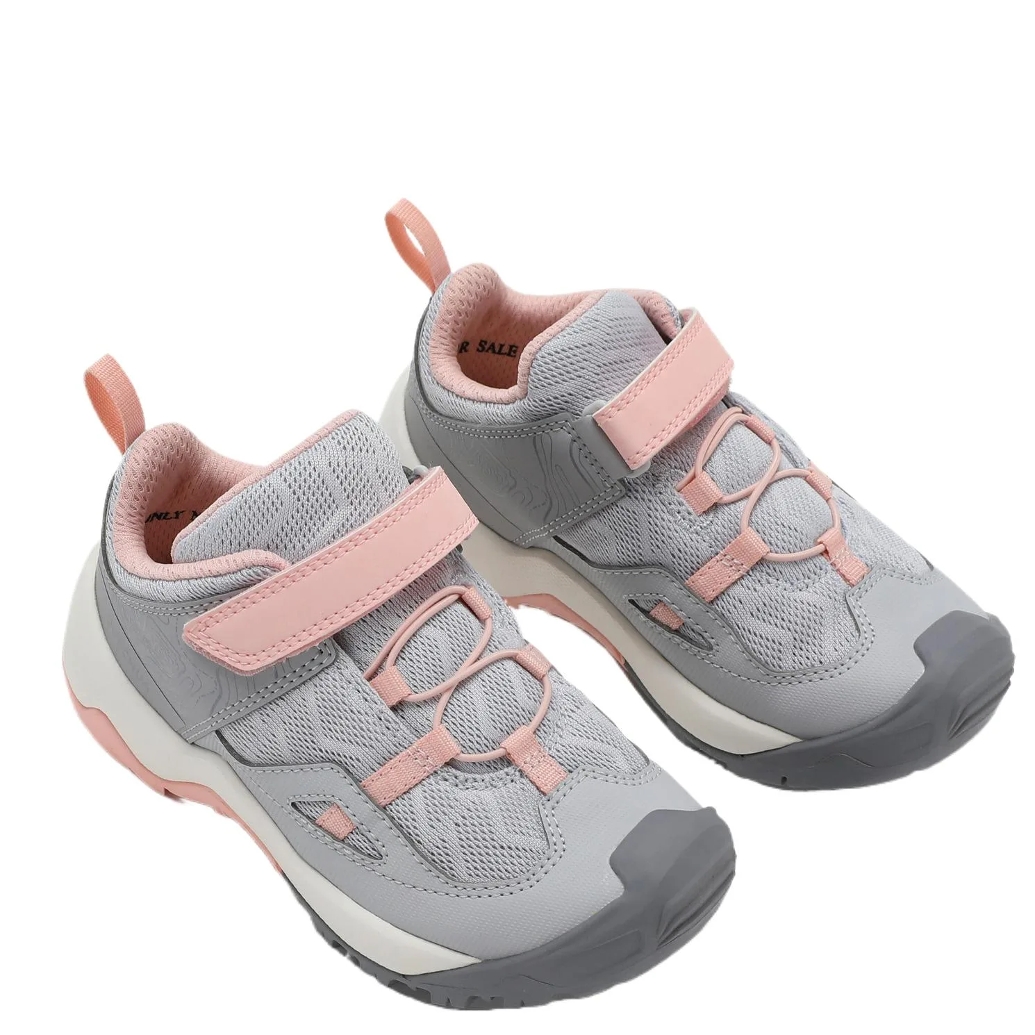 DECATHLON Детские уличные кроссовки Zinc Gray/Pearl Powder — фото 2