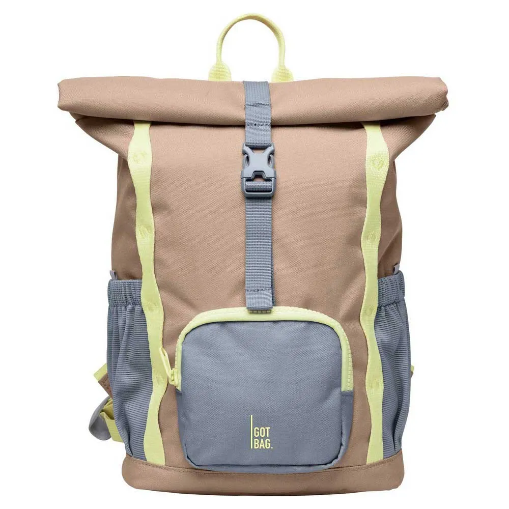 

Got Bag Kids - приключенческий рюкзак с рулонным верхом и многофункциональной застежкой, бежевый
