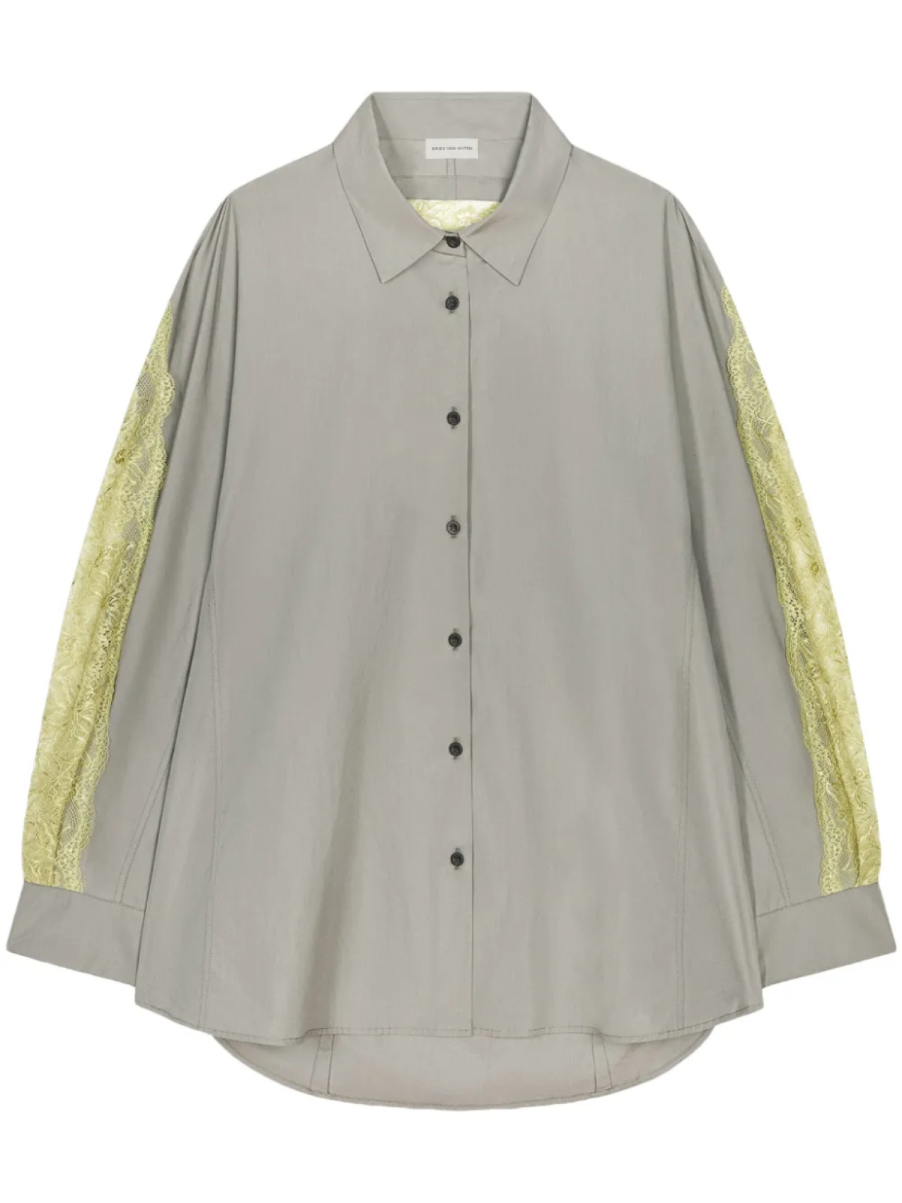 

DRIES VAN NOTEN рубашка на пуговицах, серый