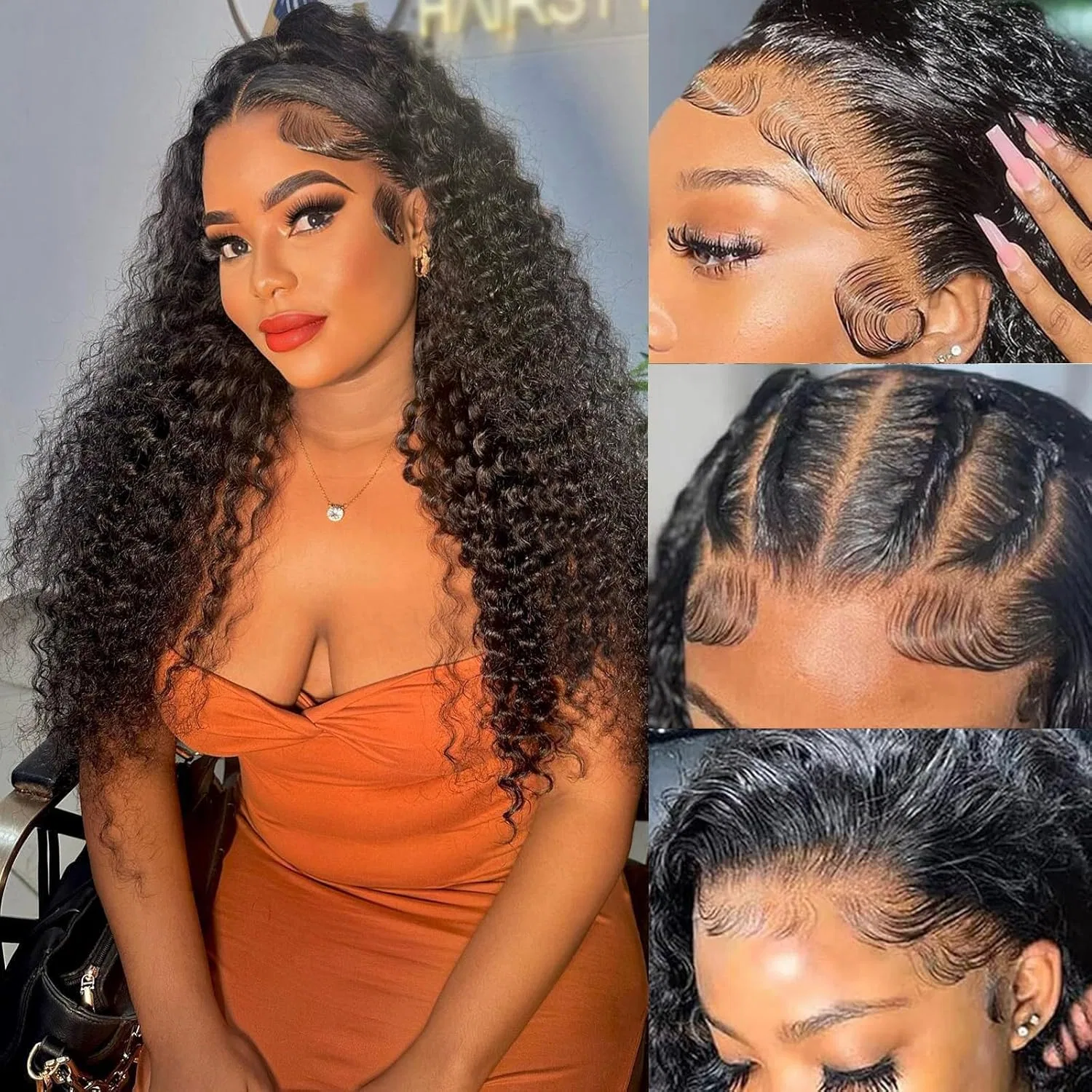 Парик Jerry Curly Wave Lace Front из натуральных волос, 18 дюймов Yayahair — фото 3