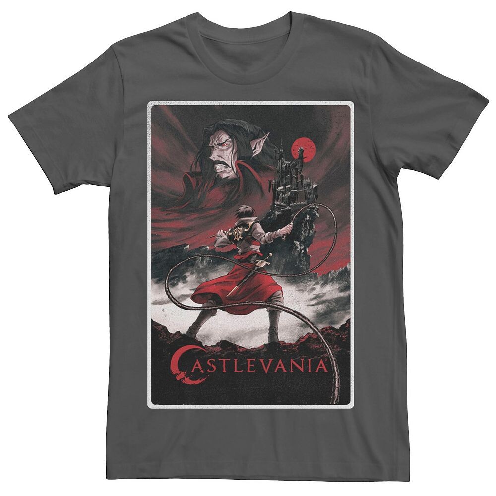 

Мужская футболка с плакатом Netflix Castlevania Licensed Character, цвет Charcoal