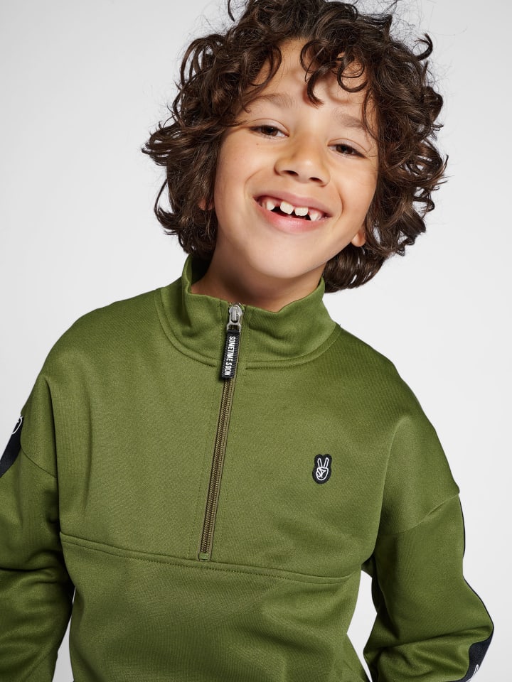 Толстовка Sometime Soon Halbreißverschluss Jacket Stscole Kinder, цвет OLIVE BRANCH — фото 4