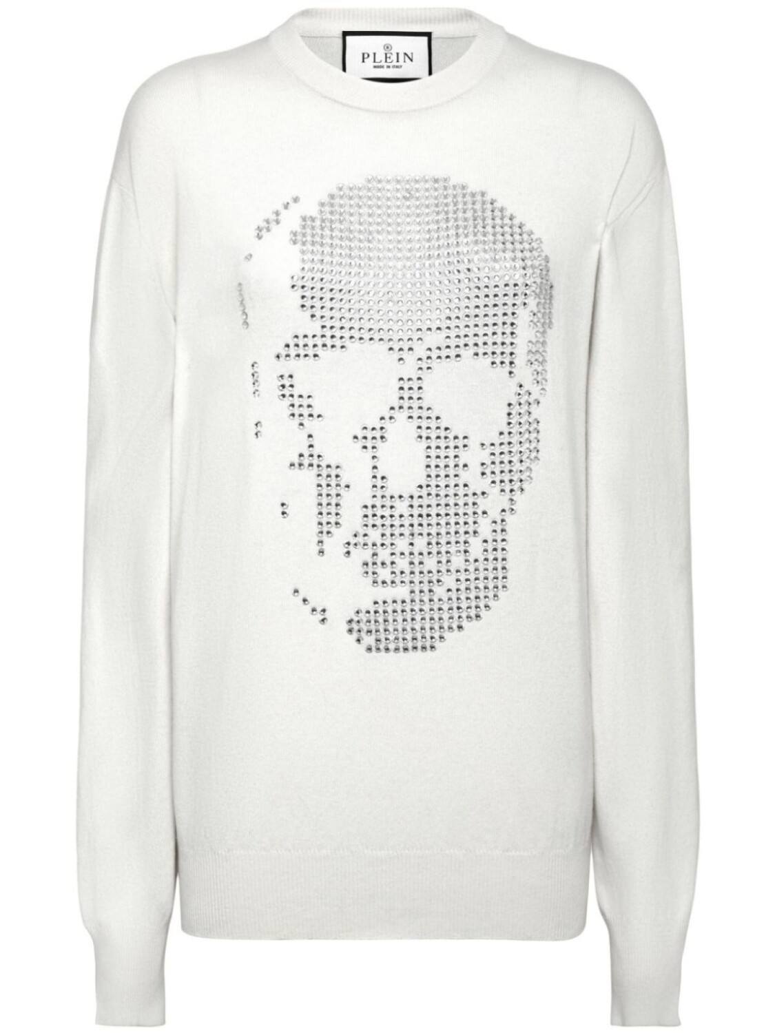 

Philipp Plein толстовка с декором Skull, белый