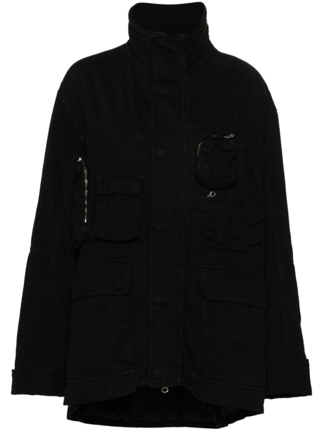 

MM6 Maison Margiela пуховик с карманами карго, черный