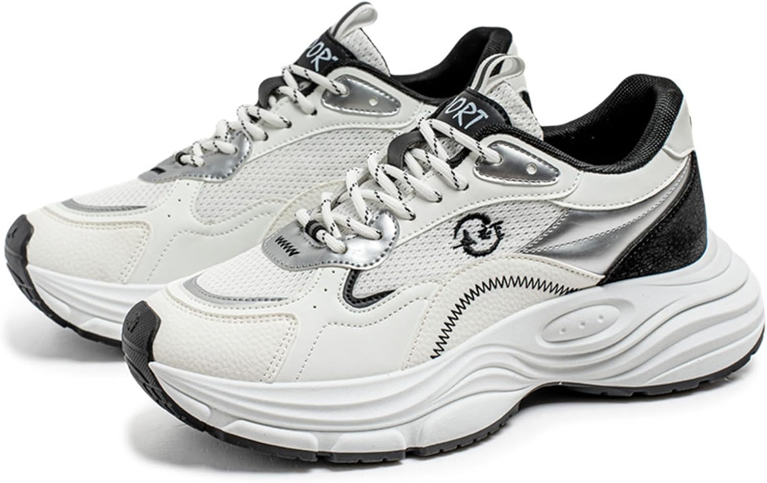 

Мужские беговые кроссовки GSIGUL для тренировок, спортивная обувь для ходьбы с амортизацией, мужские кроссовки для тенниса и повседневной носки, белый/черный