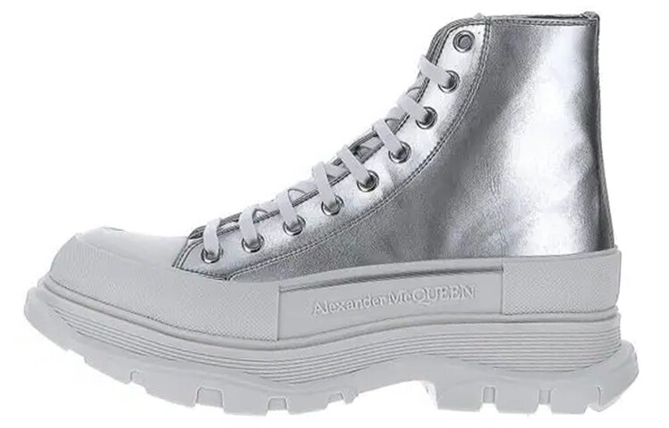 

Ботинки мужские Alexander Mcqueen Tread Slick Martin, серебряный