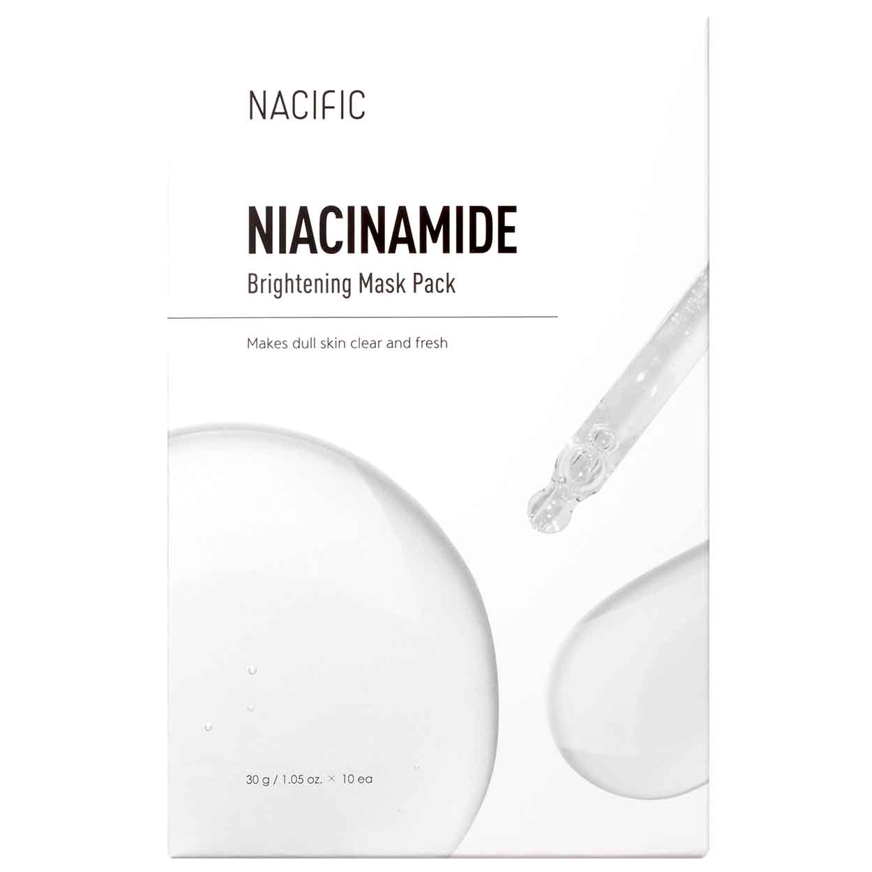 

Осветляющая тканевая маска с ниацинамидом niacinamide brightening mask Nacific, количество 1 шт.