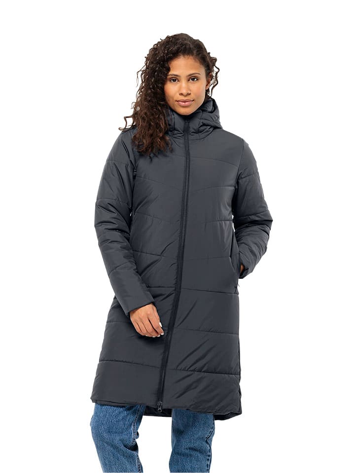 

Стеганое пальто Jack Wolfskin Steppmantel Deutzer, антрацит