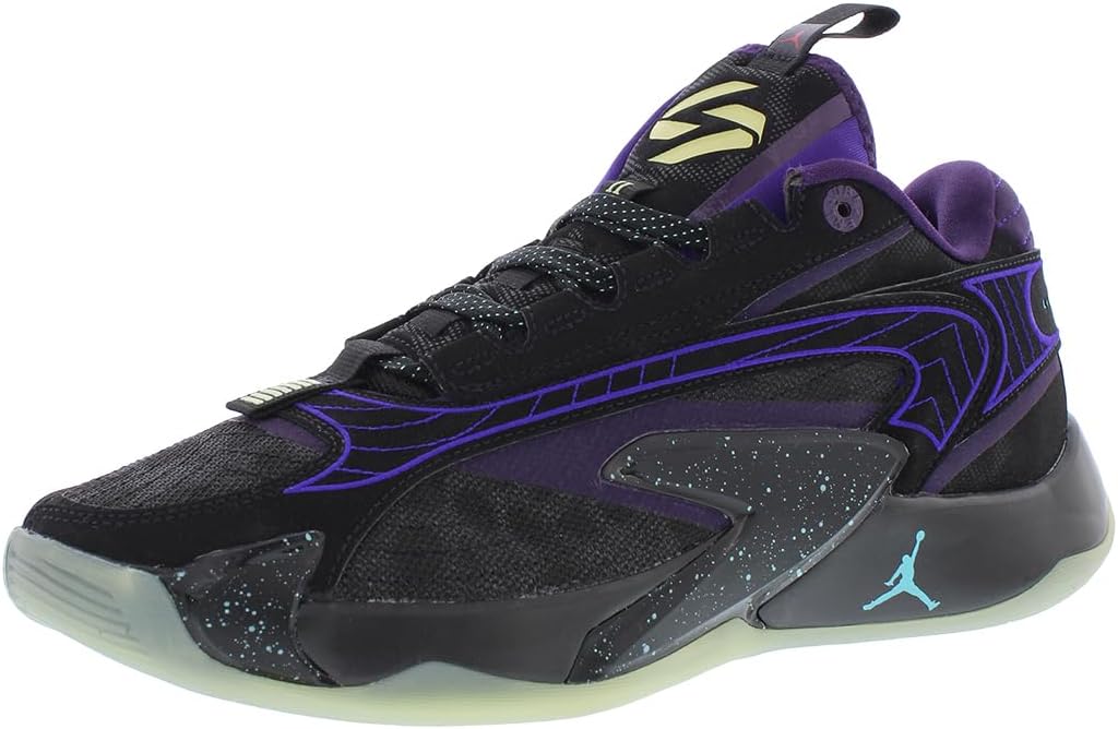 

Низкие кроссовки Nike Jordan Luka 2 для мужчин, Black/Glow/Grand Purple
