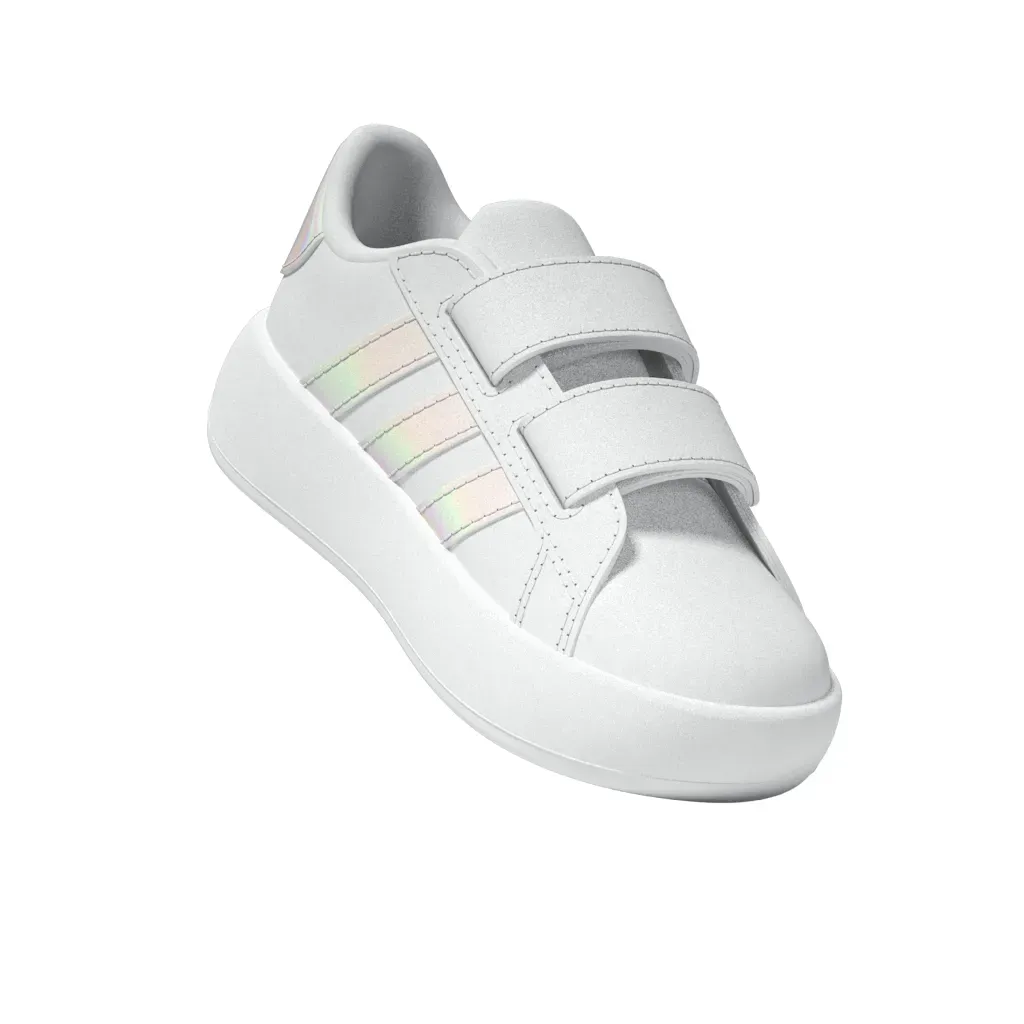 Adidas Sportswear Кроссовки на липучке "GRAND COURT 2.0 KIDS" для малышей, белый — фото 2