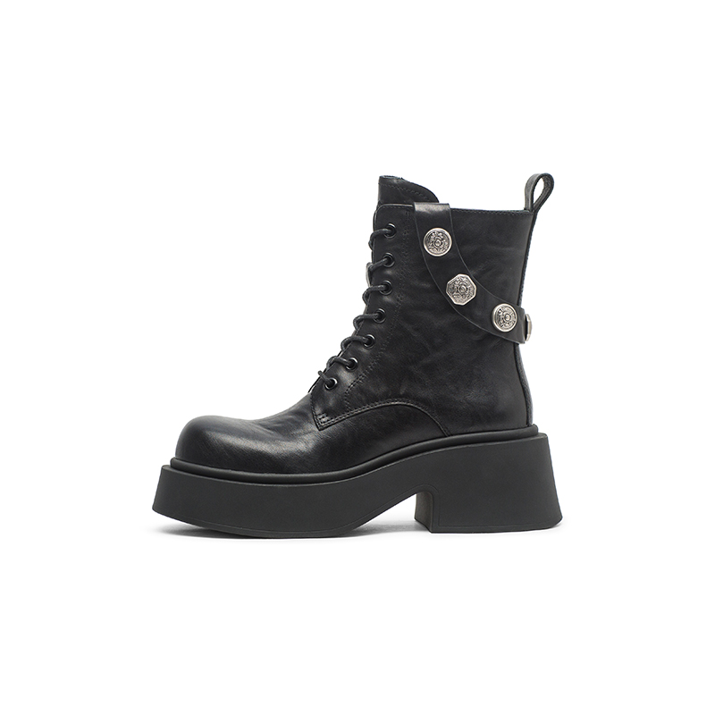 Ботинки Crew Martin 7 см женские Coup De Foudre, Black