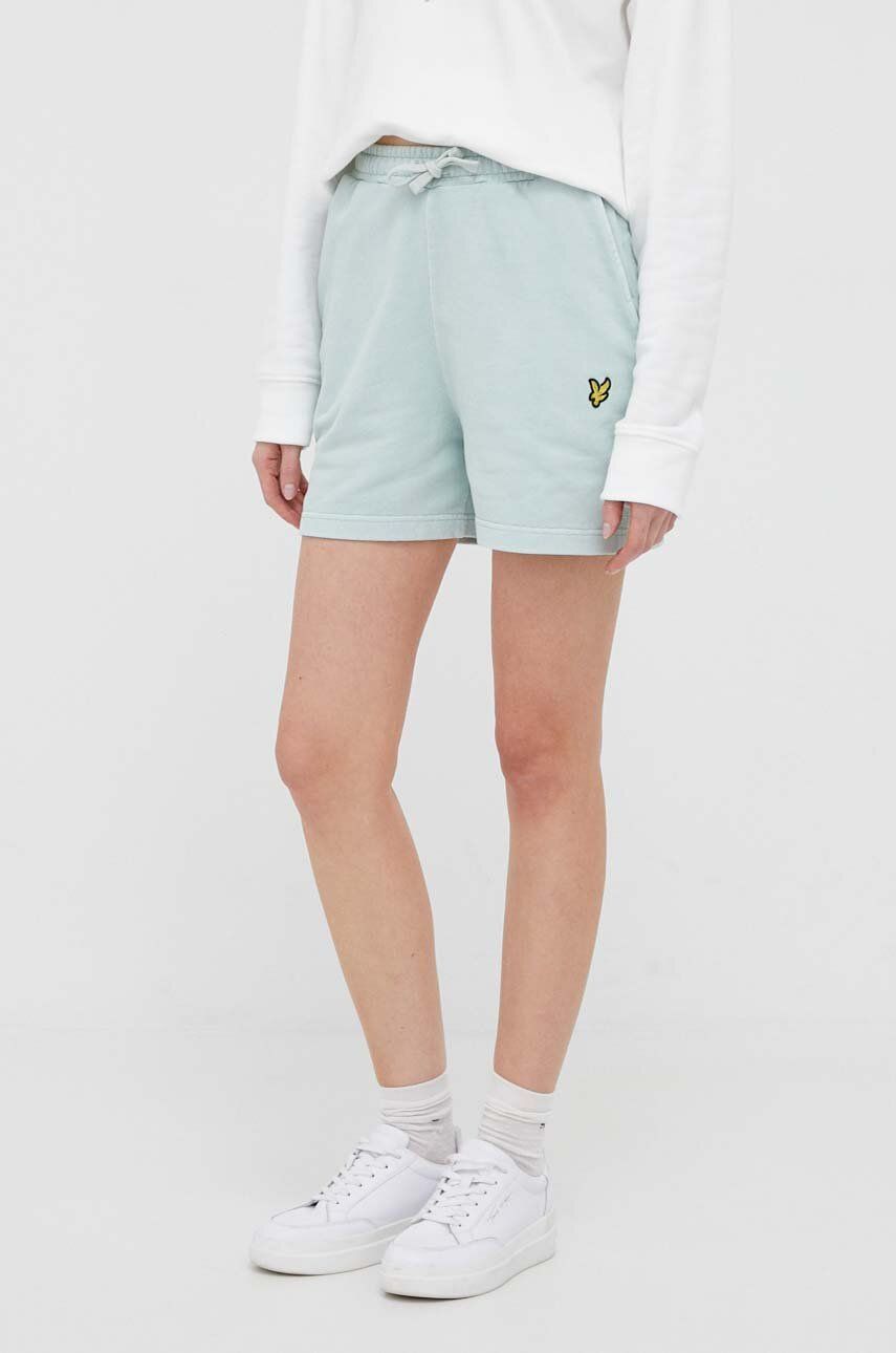 

Хлопковые шорты Lyle & Scott, бирюзовый