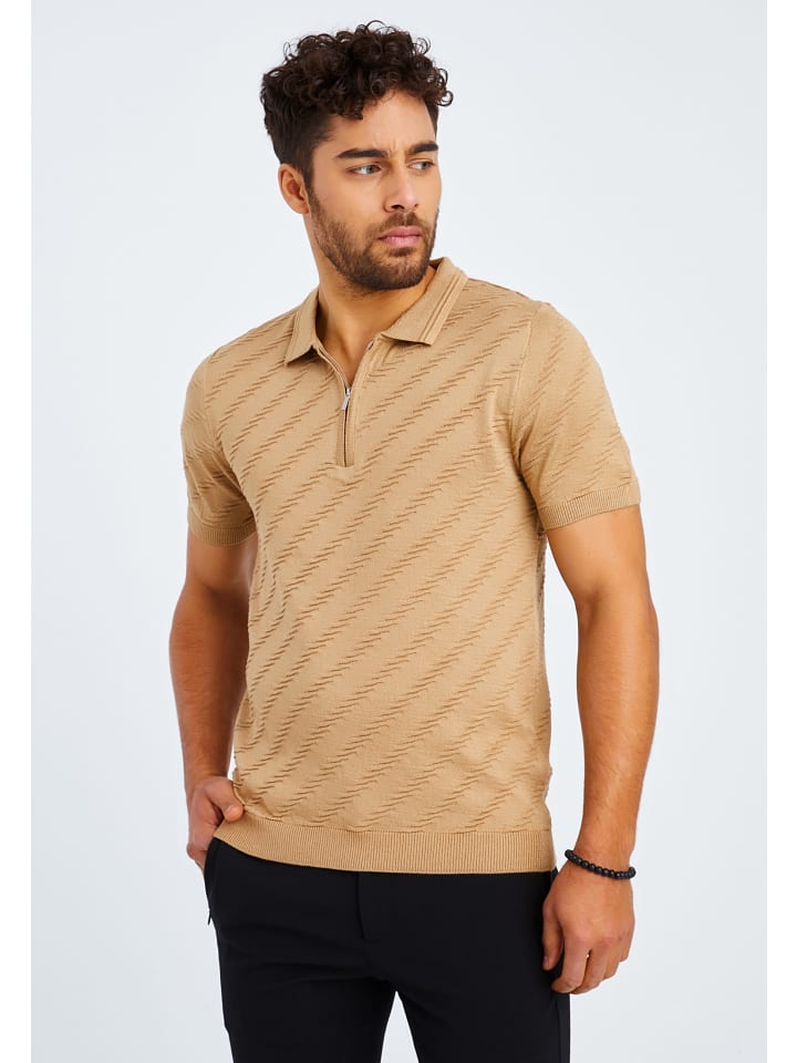 

Футболка Leif Nelson Herren T-Shirt Feinstrick Polo LN-7605, цвет KAFFEEFARBEN