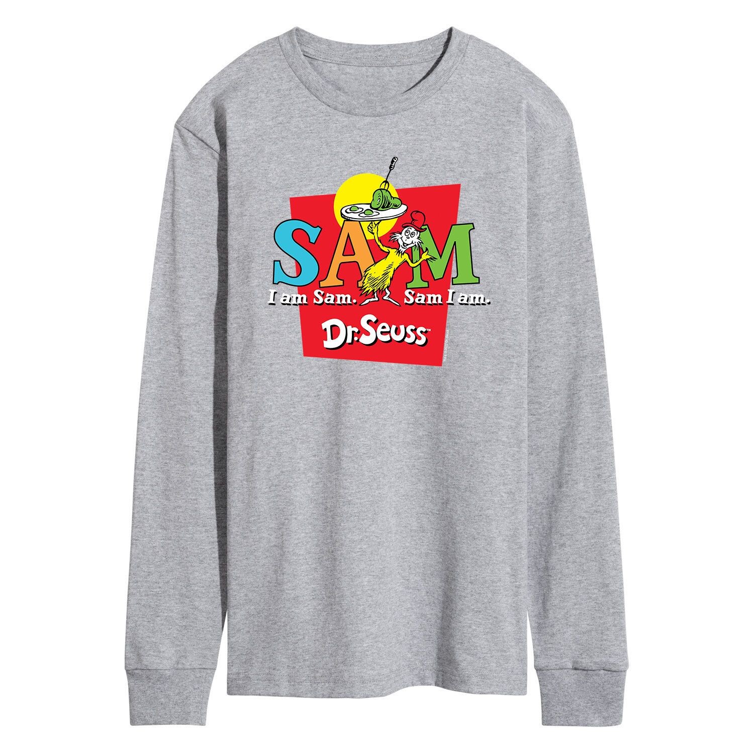 

Мужская футболка Dr. Seuss Sam I Am с длинными рукавами Licensed Character