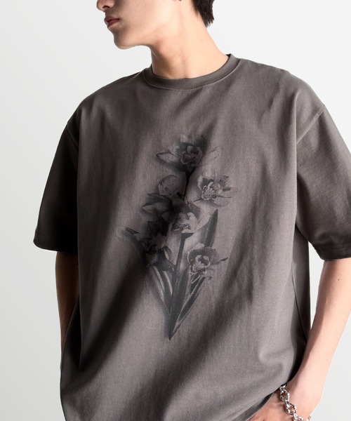 

Футболка базового кроя с цветочным принтом Classical Origin