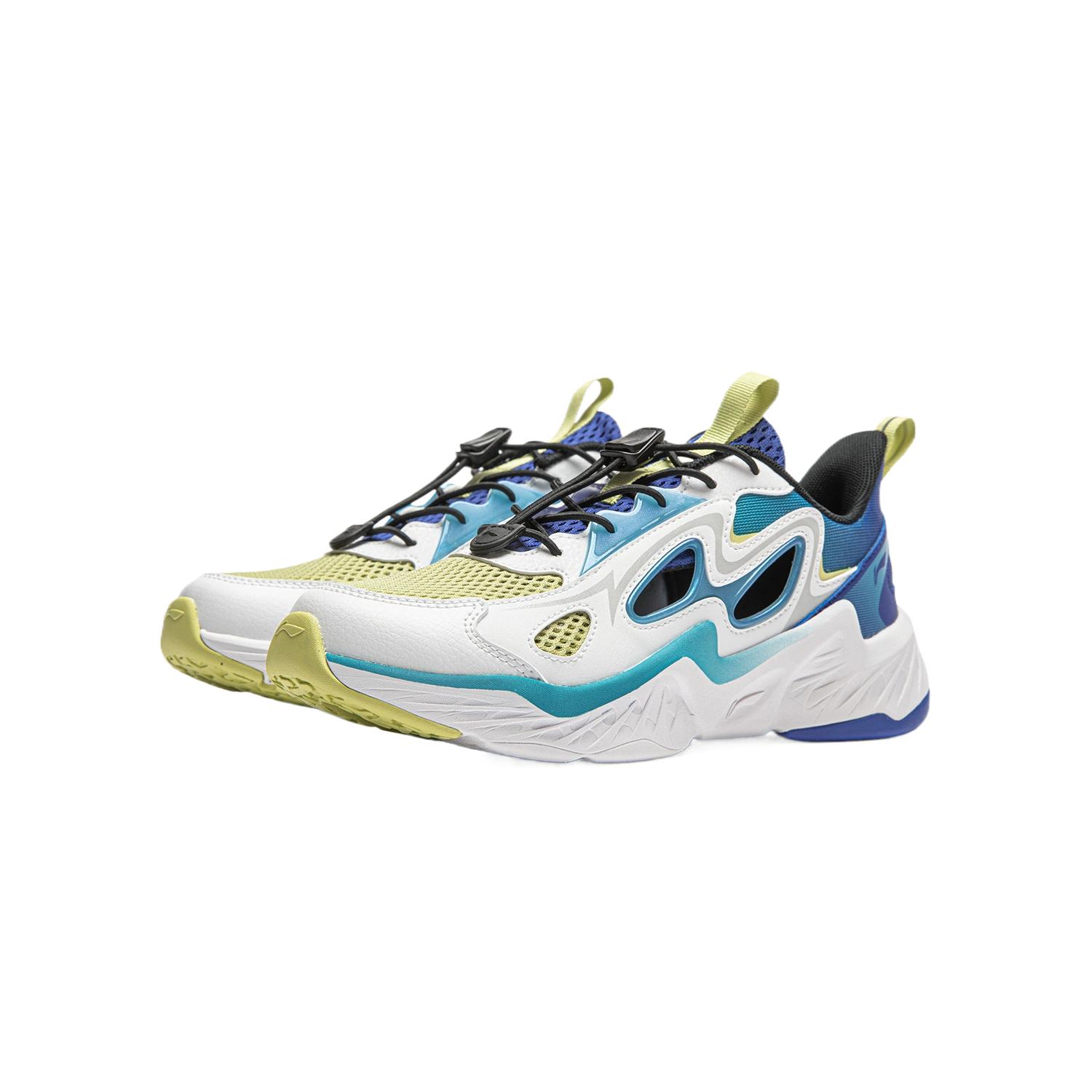 Низкие кроссовки Sportlife для детей LINING YOUNG, белый/зеленый/синий — фото 3