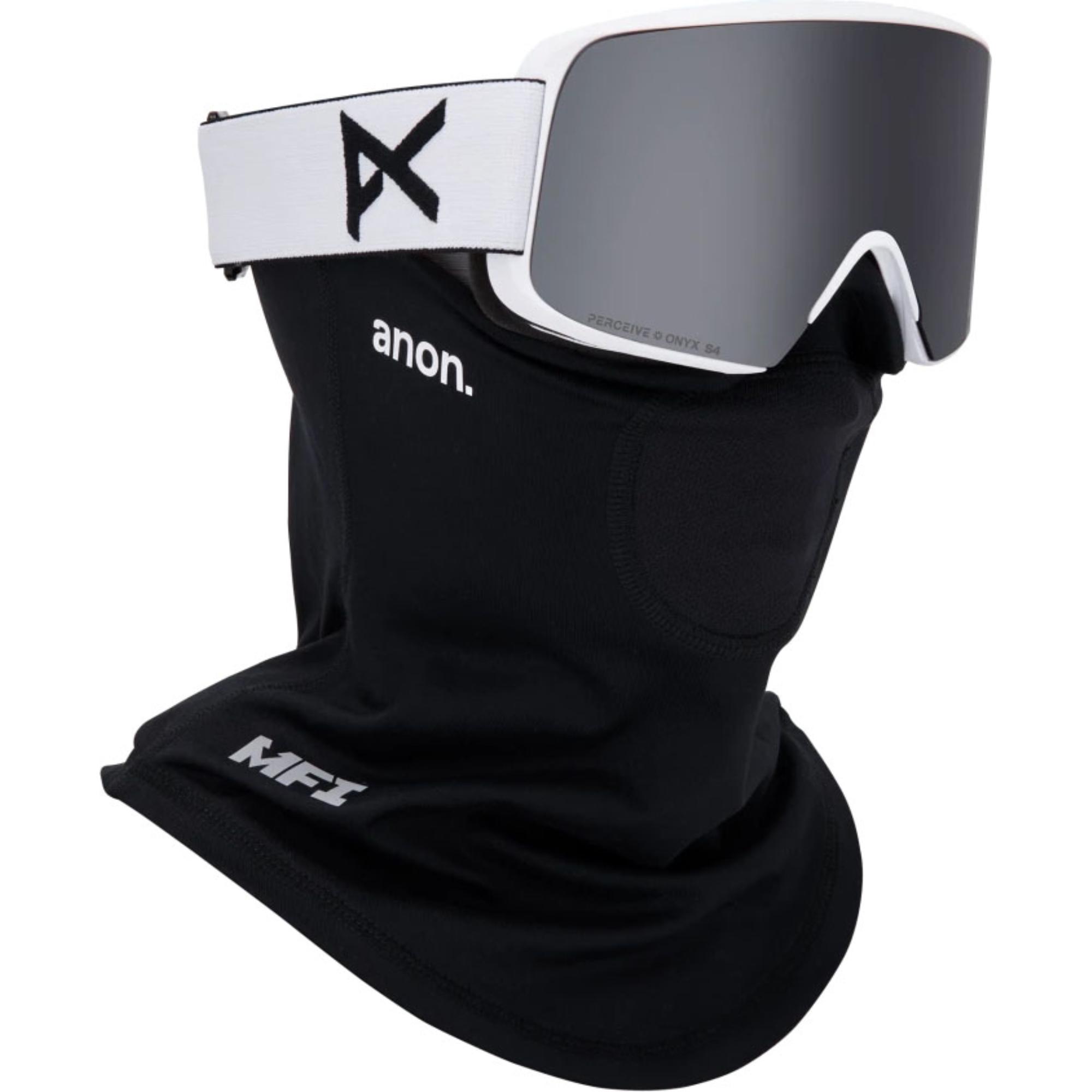 

Снежные очки M6-S с дополнительной линзой + защитная маска MFI Anon, White/Perceive Sunny Onyx